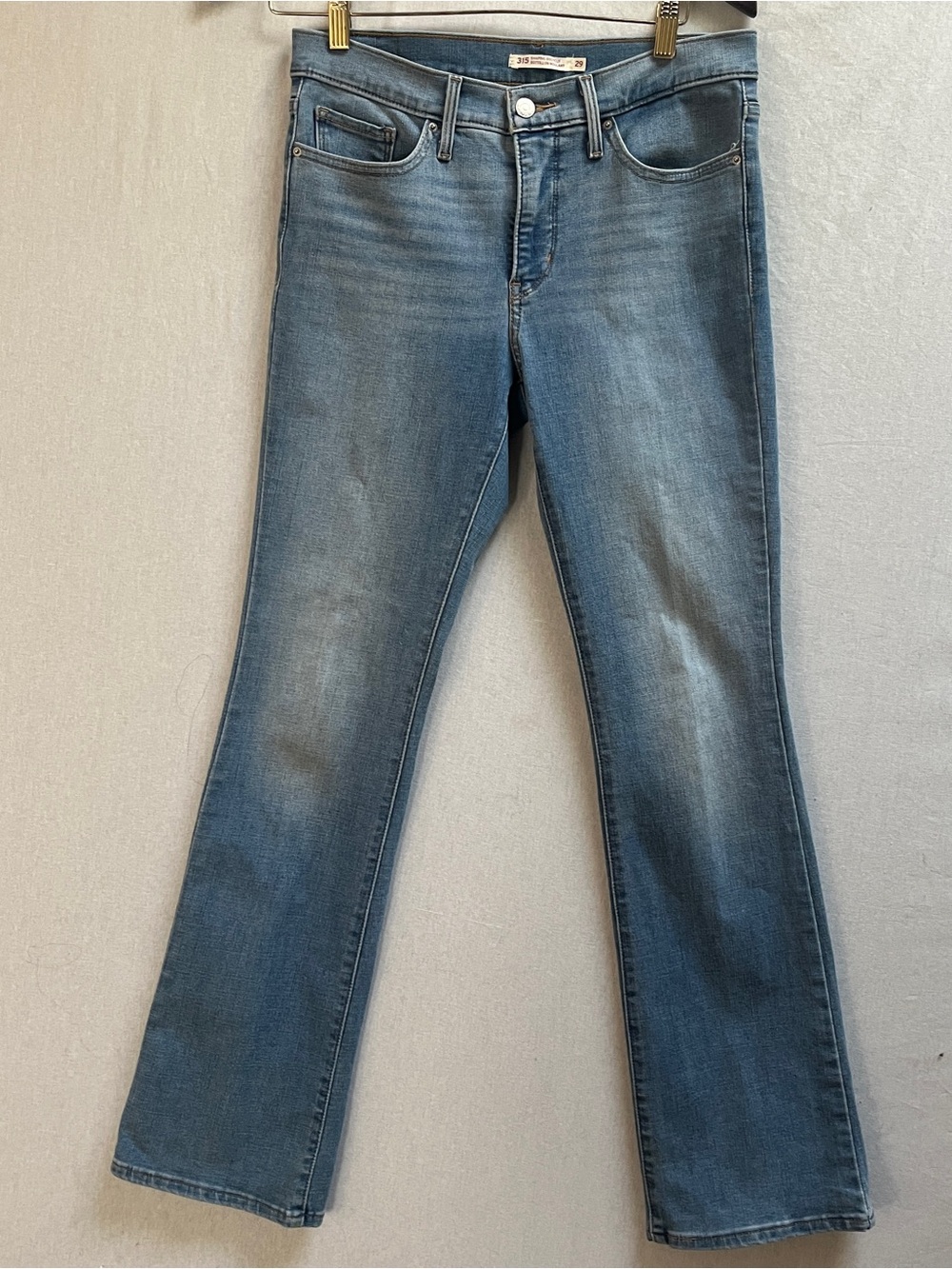 Levis 315 Size 29 Blue Stretch Denim Shaping Bootcut Jeans